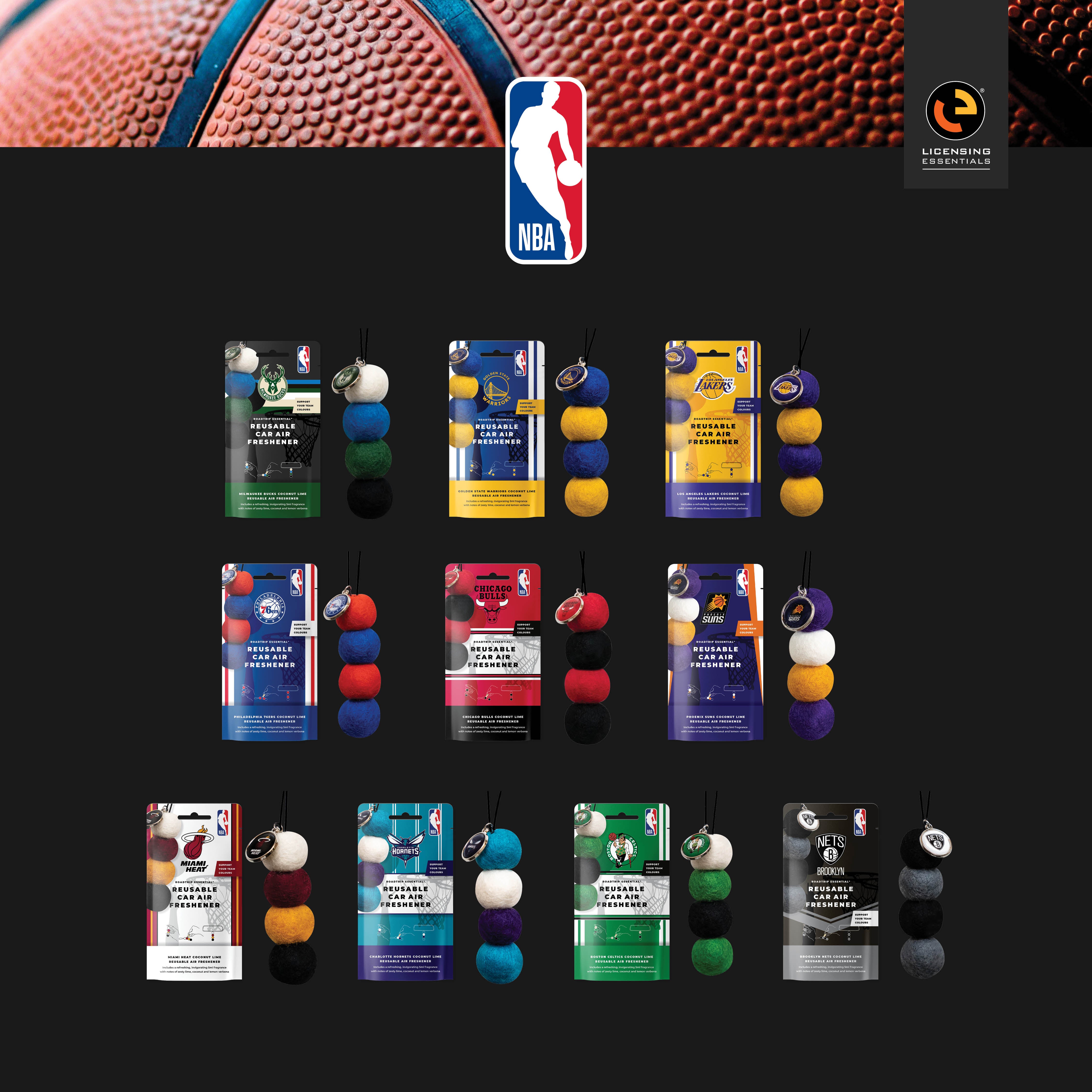 NBA Car Air Fresheners | Reusable Team Spirit | Road Trip Essentials ...